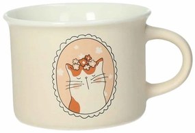 Porcelán bögre szett 4 db-os 150 ml Cani e Gatti – Brandani