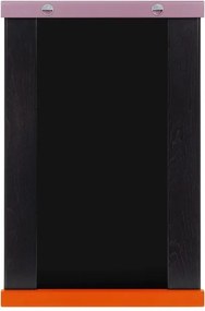 Fali tükör polccal tömörfa kerettel 50x75 cm Lun – noo.ma