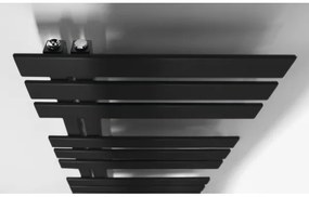 Sapho - Fürdőszobai radiátor SILVANA 561W/230V 50x123 cm matt fekete