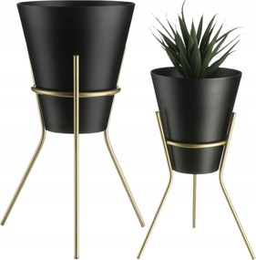 Modern Virágtartó Állvány fém virágágyás növények számára 24 cm Loft