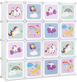 Tárolórendszer gyerekeknek - Unikornis