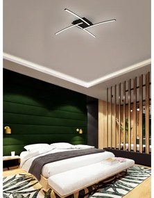 Brilagi - STRIPES LED mennyezeti lámpatest 32W/230V fekete