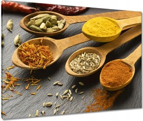 Vászonkép 80x60 Fűszerek a konyhába