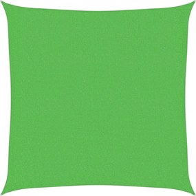 vidaXL világoszöld HDPE napvitorla 160 g/m² 3 x 3 m
