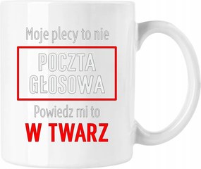 Bögre Mondd az arcomba mém Fehér 330ml