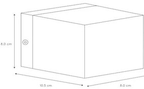 Lucide 09201/01/31 - Fali lámpa DEVI 1xG9/42W/230V