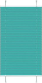 vidaXL pliszírozott redőny Benzinzöld 75x150 cm szövetszélesség
