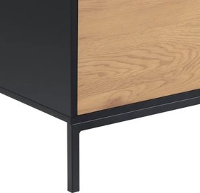 TV-állvány SARON tölgy/fekete