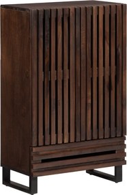 vidaXL barna tömör mangófa magasszekrény 60 x 34 x 100 cm