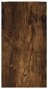füstös tölgy színű szerelt fa mosdószekrény 63 x 29 x 55 cm
