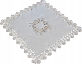 85x85-ös futófelület gipiurával elegáns hímzett abrosz gipiura 2018 szalvéta