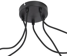 Design lógólámpa fekete 5-lámpás - Cavalux