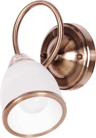 KAJA K-JSL-8090/1W AB SAMIRA Bronz Színű Fali Lámpa 1xE14 10W IP20
