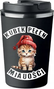 Thermo bögre karácsonyi ajándék Szeretettel Teli vicces cica