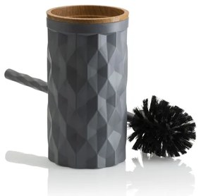 Fürdőszobai készlet REINA 5 db antracit/barna