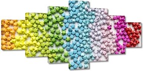 Festmények 210x100 Színes origami csillagok