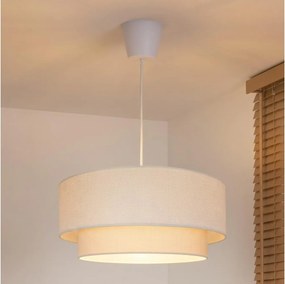 Brilagi - LED kábeles függőlámpa BOHO ECO 1xE27/10W/230V átmérő 40 cm krémszínű