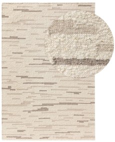 Wool Rug Glen Cream/Beige 15x15 cm Sample