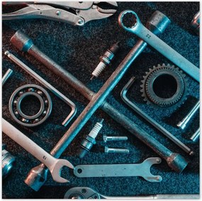 Poszterek 100x100 Csapágyak csavarkulcsok