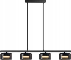 Mennyezeti Lámpa Függő Túlnyúlás 4x GX53 Fekete Ofelia Sanico Goldlux