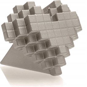 Dekorációs gyertya Heart Pixel Gyertya Szív Paraffin 32h