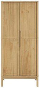 FLORO viaszbarna tömör fenyőfa szekrény 77 x 53 x 171 cm