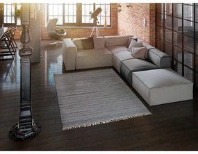 Liso sötétszürke kültéri szőnyeg újrahasznosított műanyagból, 160 x 230 cm - Universal