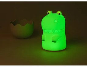 MegaLight - LED RGB Dimmelhető újratölthető gyermek érintős lámpa DIGGY DINO LED/5V