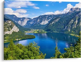 Kép - Hallstatt tó, Hallstatt, Austria (70x50 cm)