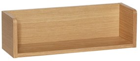Natúr színű fali polc tölgyfa dekorral 40 cm Savor – Hübsch