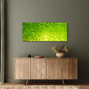 Sárgászöld kockák képe (120x50 cm)