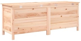 tömör fenyőfa kerti tárolóláda 150x50x56,5 cm