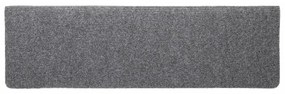 5 db tűlyukasztott világosszürke lépcsőszőnyeg 65x21x4 cm
