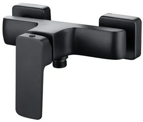 Zuhany csaptelep SAT Brevis zuhanyszett nélkül 150 mm fekete matt SATBSBRE268C