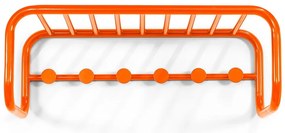 Narancssárga fém fali fogas polccal 72 cm Retro – Spinder Design