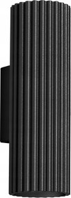 Fali lámpa modern fekete Karbon 20 cm 2xGU10 Sollux Lighting
