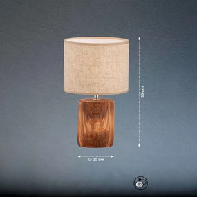 Fischer&Honsel Malik 50586 Asztali lámpa 1x40W/E14 IP20