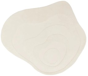 Fehér gyapjú szőnyeg 150x150 cm Olsen – Asiatic Carpets