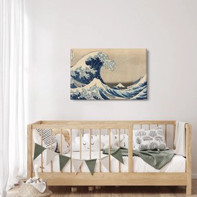 Kép - Katsushika Hokusai, Under the Wave off Kanagawa, reprodukciók (90x60 cm)