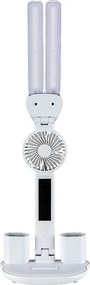 Rabalux 74030 - NOVILO LED dimmelhető asztali lámpa ventilátorral LED/7W/5V