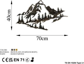 Mountain - 1 fém faldekoráció