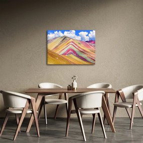 Kép - Rainbow Mountain, Peru (70x50 cm)