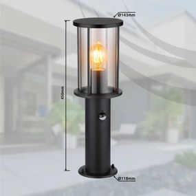 Globo 31361S - Kültéri érzékelős lámpa GRACEY 1xE27/60W/230V IP54 45cm