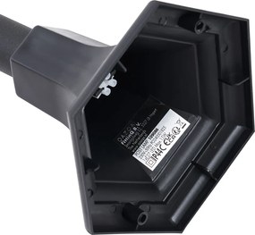 Klasszikus fekete kültéri oszlop 122 cm IP44 - New Haven Hammered