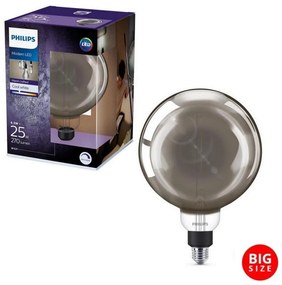 LED Dimmelhető izzó SMOKY VINTAGE Philips G200 E27/6,5W/230V 4000K