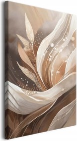 Vászonkép falikép a nappaliba Absztrakt levelek 80x120cm