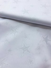 Mg Tk Csillagos Asztalterítő Karácsony Ezüst 170cm pol