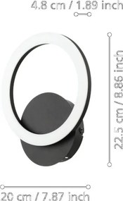 Eglo PARRAPOS-Z 900324 Fali lámpa 1x12W/LED 3000-6500K 850LM IP20