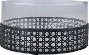 Üveg Váza lapos átm. 20cm