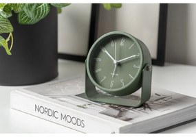 Karlsson 5989GR design ébresztőóra zöld, átmérő 12cm